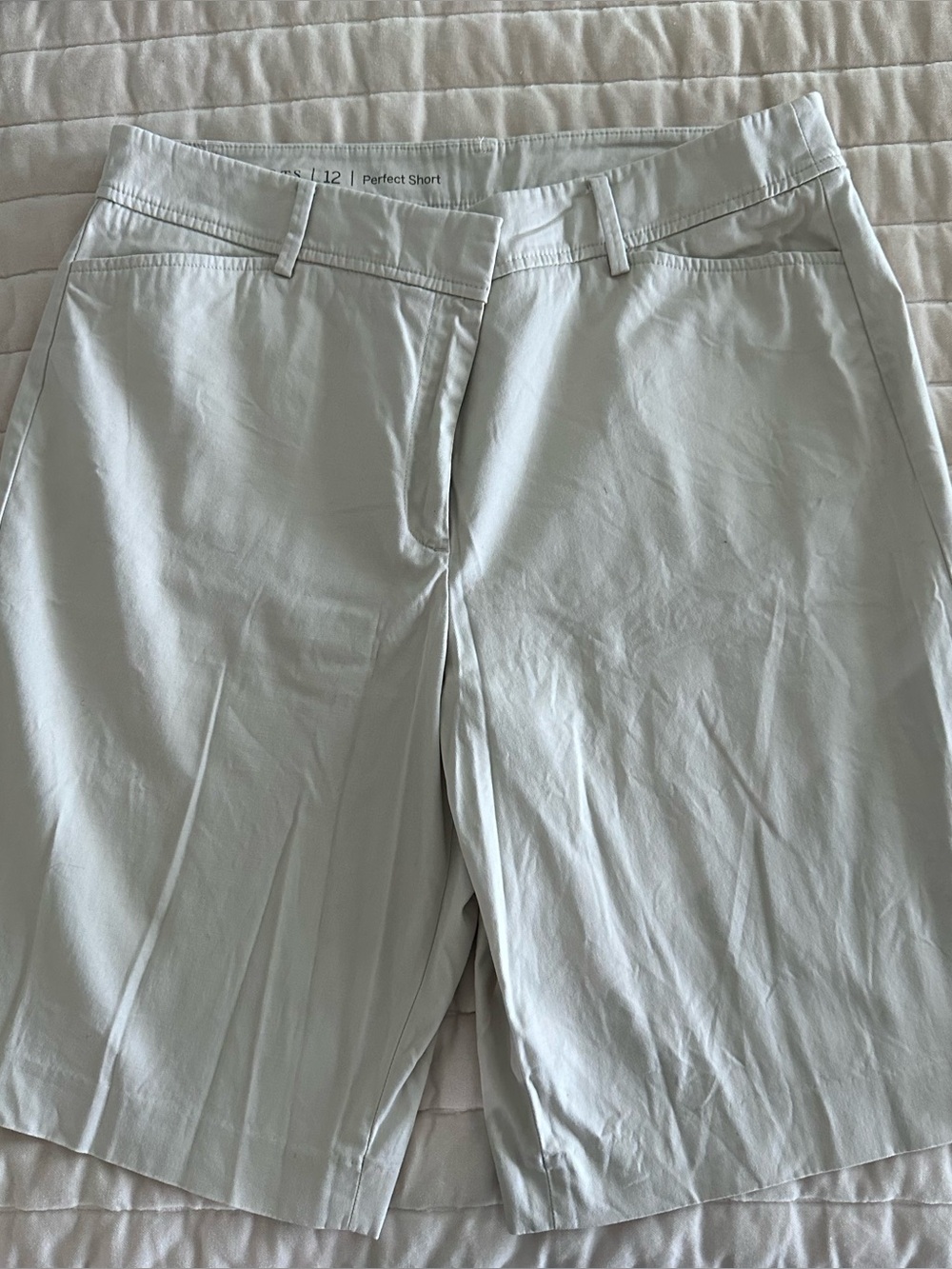 Talbots Khaki Tailored Bermuda Shorts